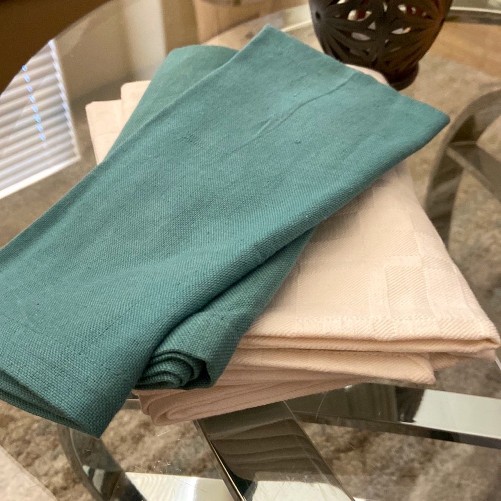 Pier 1 Imports - Set of 4 Napkins and World Market Set of 2 Napkins